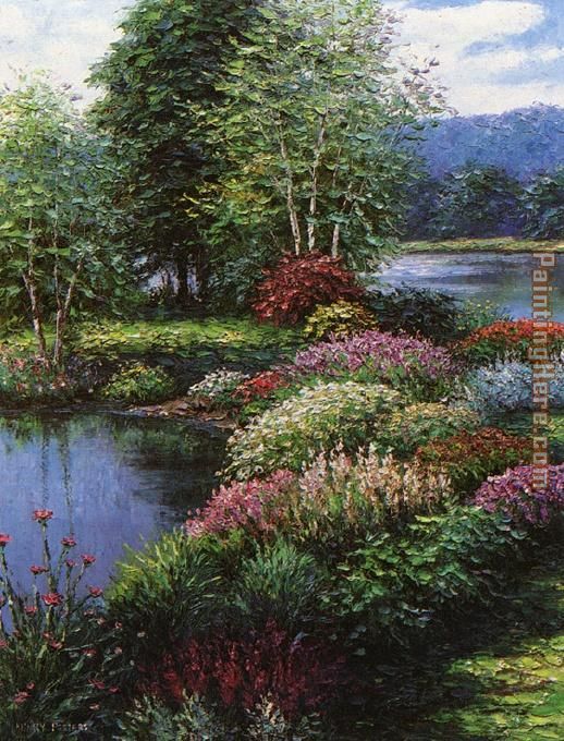 Scarborough Pond painting - Henry Peeters Scarborough Pond art painting